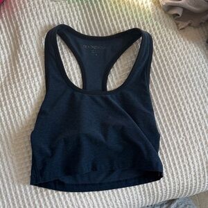 Beyond yoga Black Racerback Sports Bra